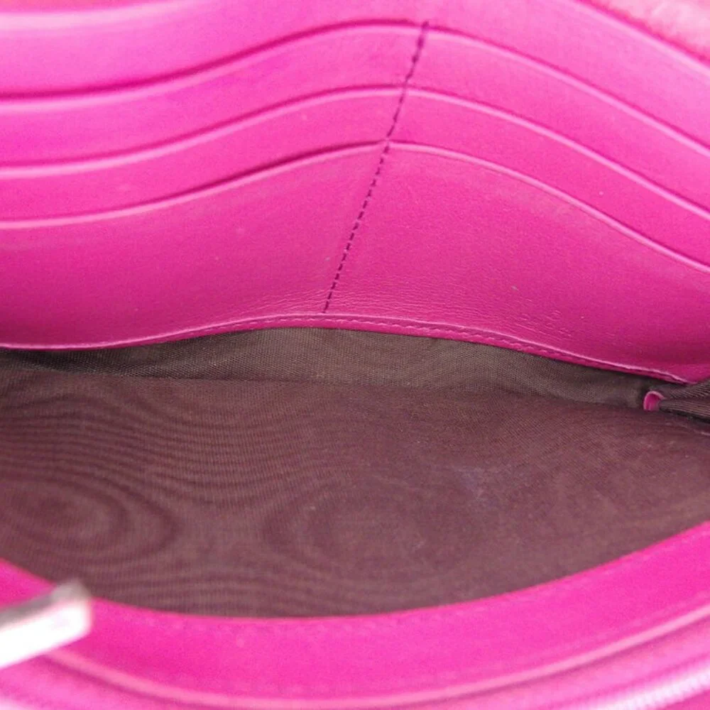 Gucci Purse interlocking pink patent leather Authentic used - Picture 7 of 8